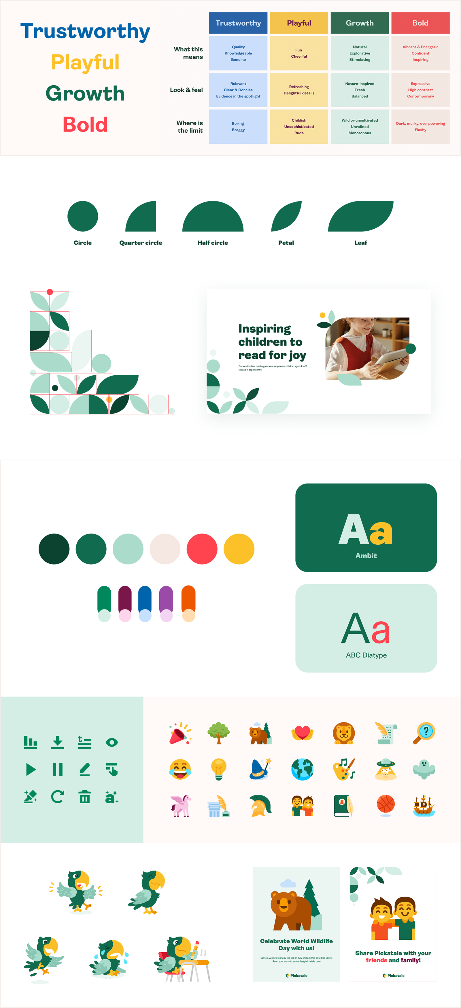 Brand guidelines and illustration system