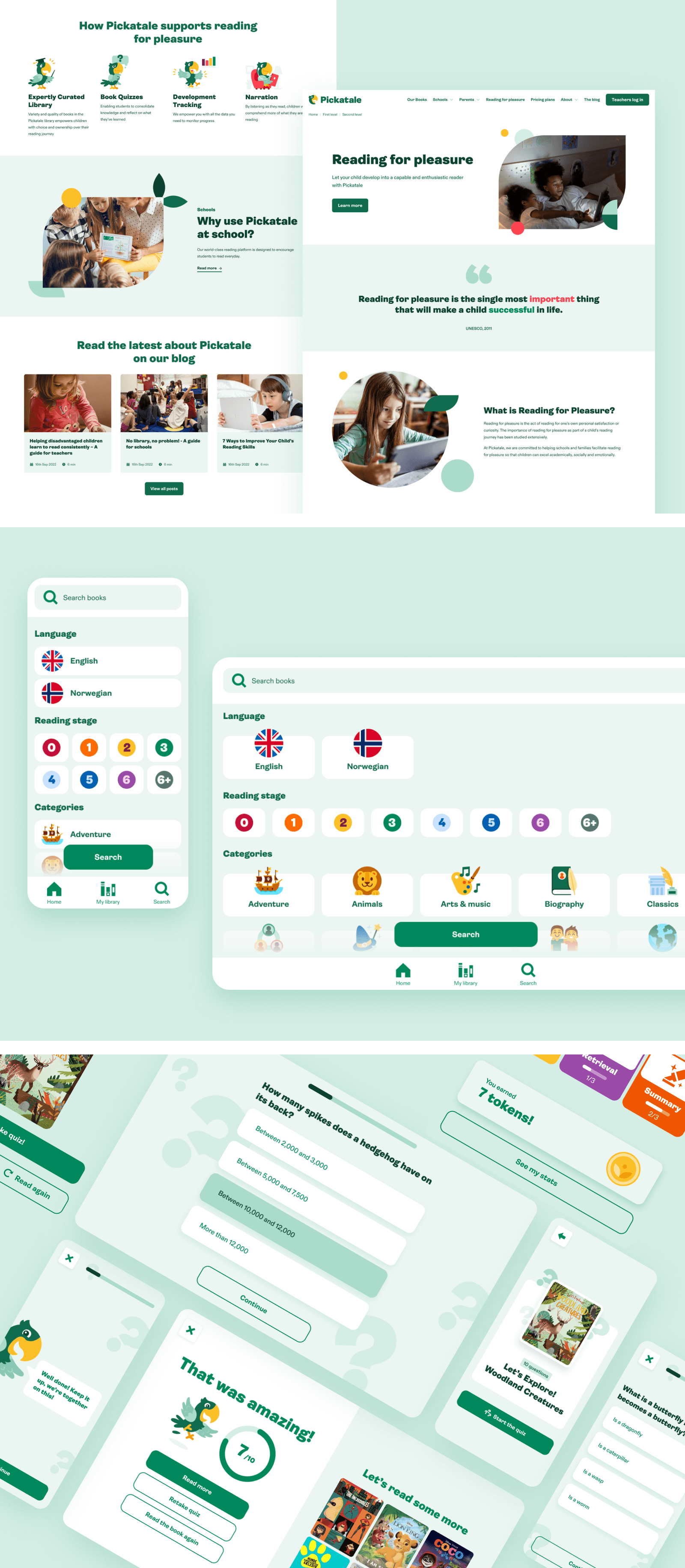 Refreshed product screens
