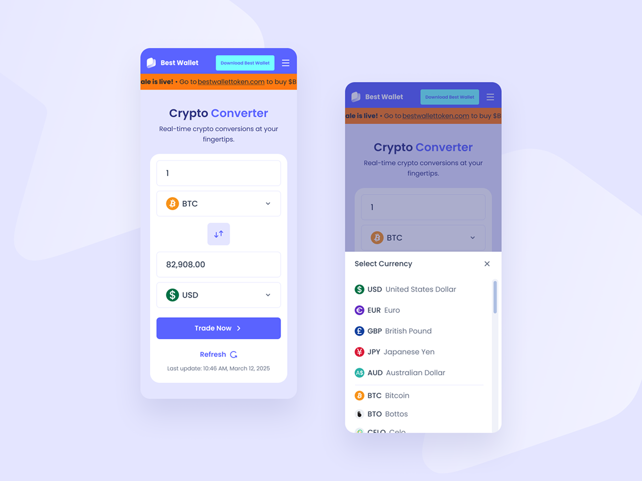 Best Wallet — crypto converter calculator